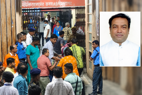 কলকাতায় দুর্গাপূজার প্যান্ডেলে প্রাণহানি, শোক প্রকাশ বাংলাদেশ জনতা পার্টির প্রেসিডেন্ট মিঠুন চৌধুরীর